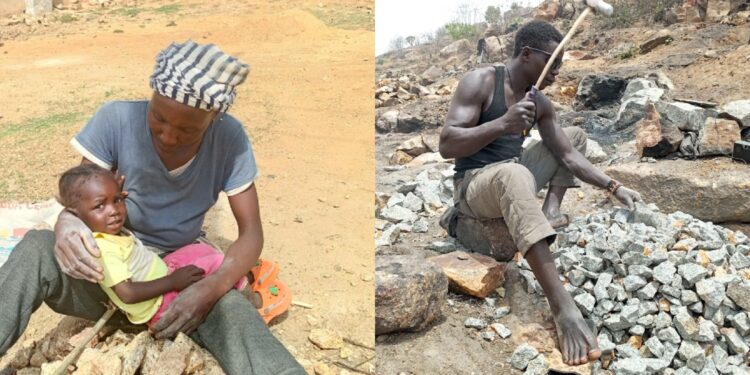 Stone breaking in Jos: Turning rocky landscapes into economic opportunities