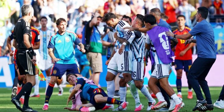 Argentina face FIFA scrutiny after W’Cup final melee